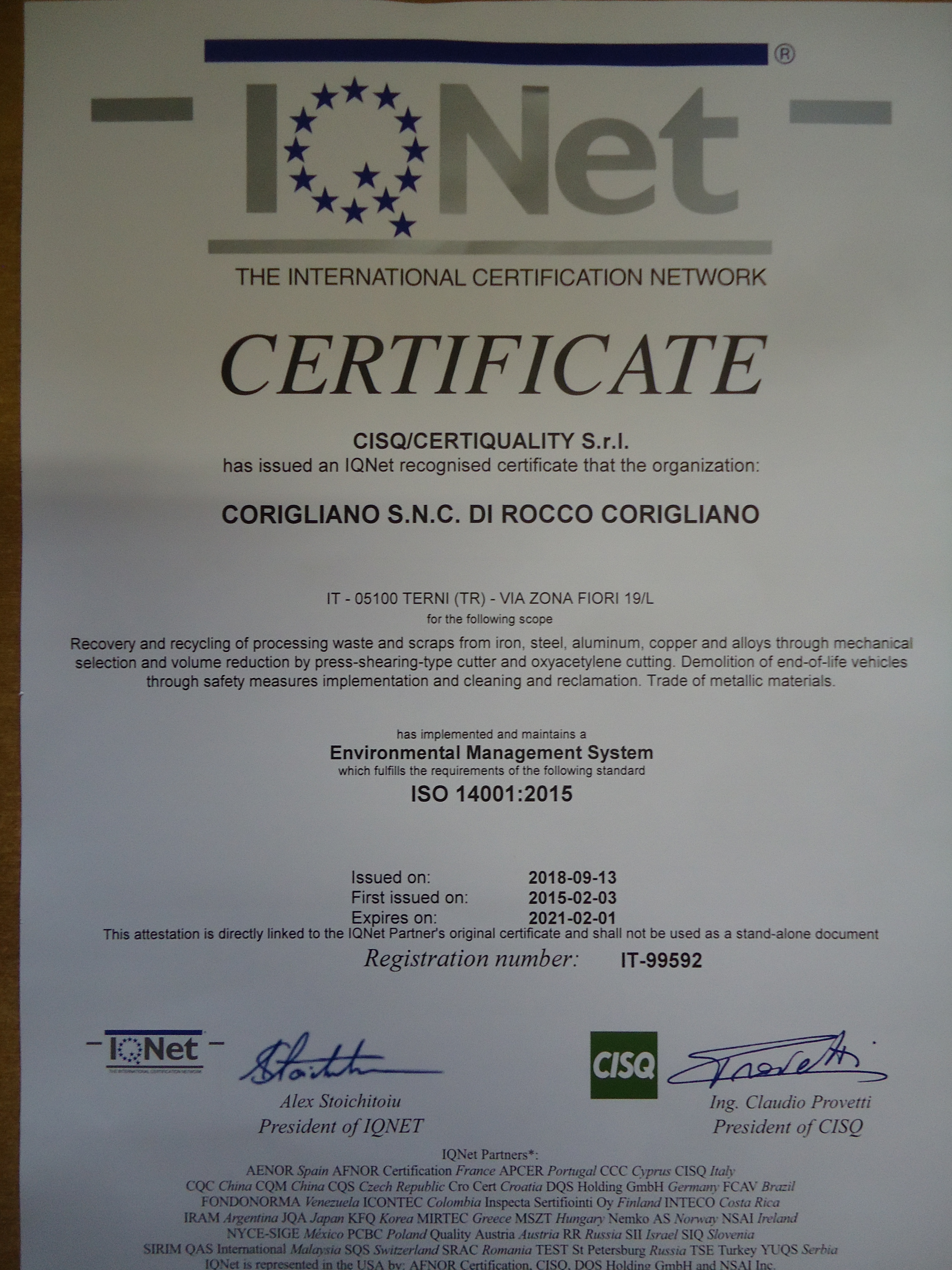 CERTIFICATO_UNI_EN_14001 CERTIFICATO_UNI_EN_14001